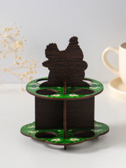 Подставка для 8 яиц в двух ярусах «Курочка ряба» - Фото 4