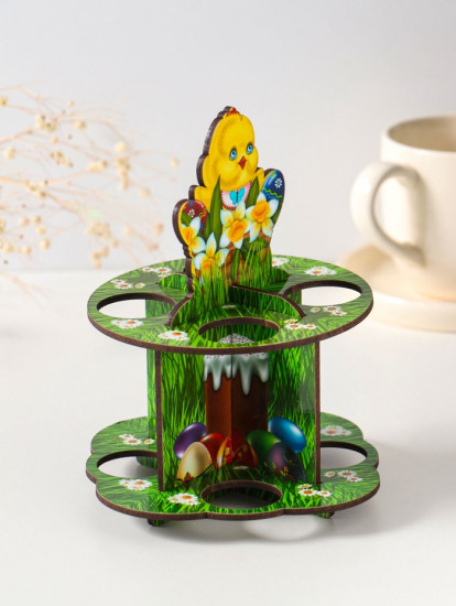 Подставка для 8 яиц в двух ярусах «Цыплёнок»