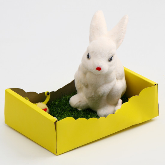 Пасхальный декор «Зайчик на травке»