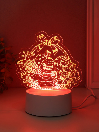 Светильник 3D «Пасхальная корзинка»