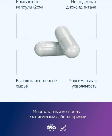 Капсулы для красоты, молодости и энергии капсулы «Коэнзим Q10 60 мг. Coenzyme Q10»