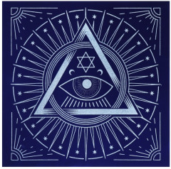 Скатерть для гадания бархатная «Глаз Оракула» - Фото 1