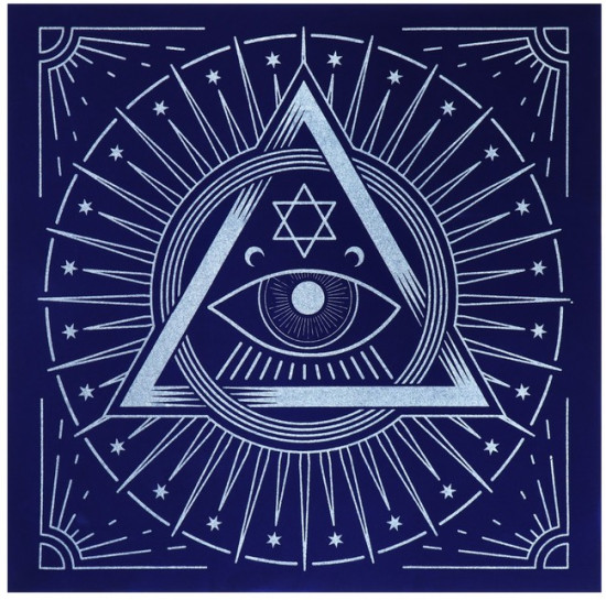 Скатерть для гадания бархатная «Глаз Оракула»