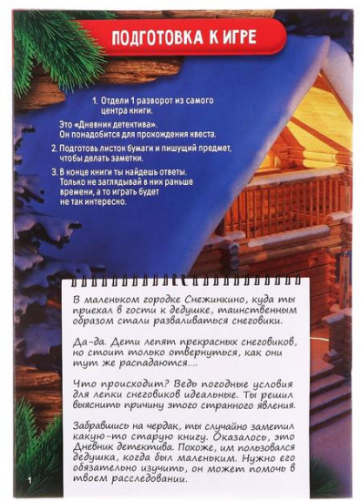 Книга-квест «Удивительная загадка снеговиков»