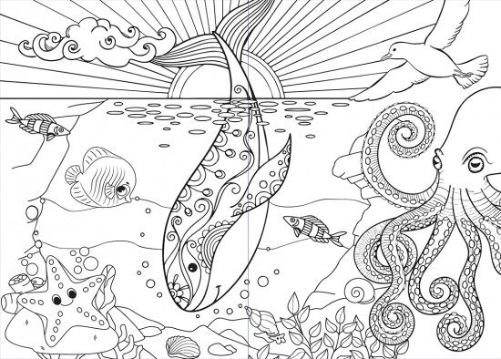 Жас зерттеушілерге арналған бояу кітапша «Теңіз жұмбағы»