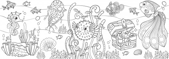 Жас зерттеушілерге арналған бояу кітапша «Теңіз жұмбағы»