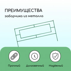 Ограждение декоративное «Газонный» - Фото 4