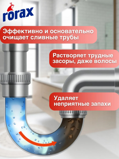 Чистящее средство для сливных труб с дозатором
