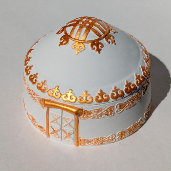 Свеча ароматическая с ароматом ванили «Золотая Юрта»