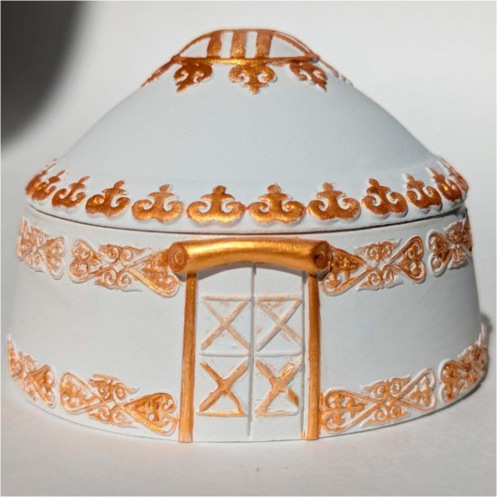 Свеча ароматическая с ароматом ванили «Золотая Юрта»