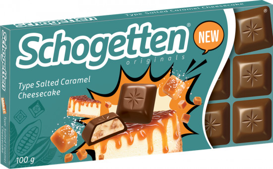 Шоколад молочный с начинкой из йогурта со вкусом карамельного чизкейка