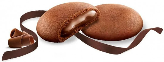 Печенье песочное с шоколадным кремом