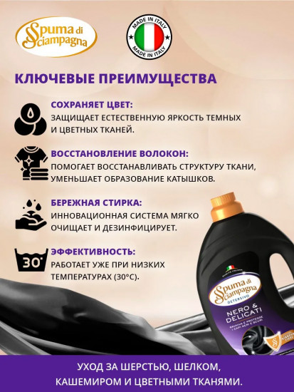 Жидкое средство для ручной стирки черного белья