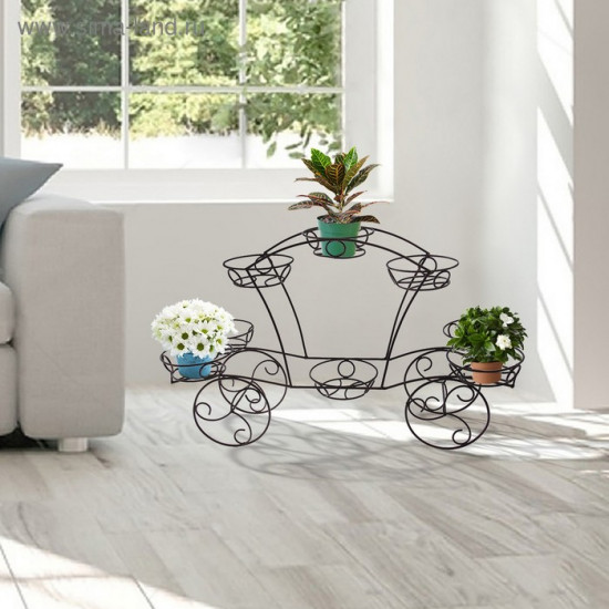 Подставка для цветов «Карета»