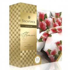 Комплект постельного белья «Деним » (рис. 319, 2-спальный, поплин, 2 наволочки 70х70) - Фото 1