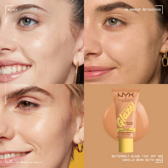 Тональный тинт для лица с эффектом сияния «Buttermelt Glaze» SPF 30, оттенок 02 Vanilla Bean Butta