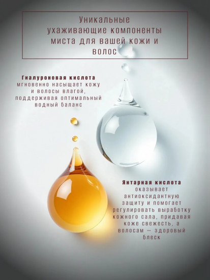 Спрей-мист для тела и волос парфюмированный «Black Opium»