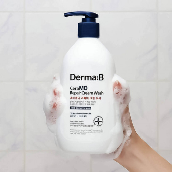 Ламеллярный крем-гель для душа «CeraMD Repair Cream Wash»