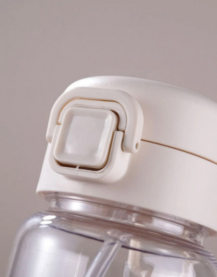 Бутылка для воды с трубочкой