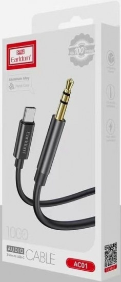 Кабель AUX ET-AC01 Jack 3.5mm (M) - Type-C)