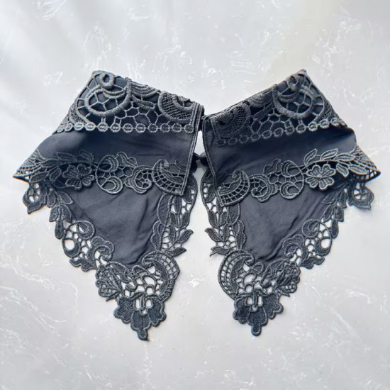 Кружевной съемный воротник