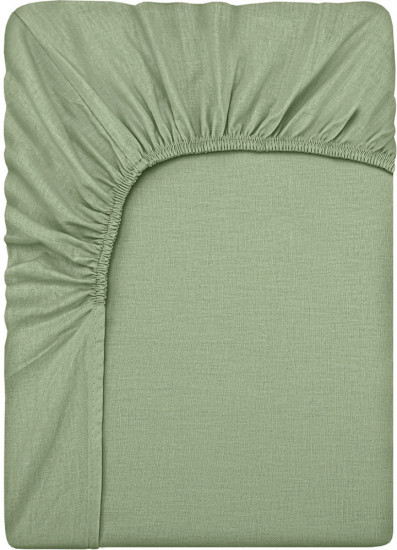 Простыня на резинке «Оливка»