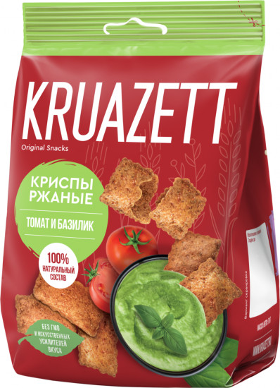 Криспы с томатом и базиликом