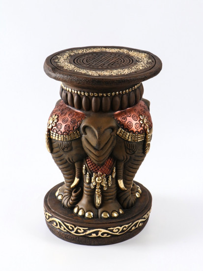 Колонна декоративная «Три слона»