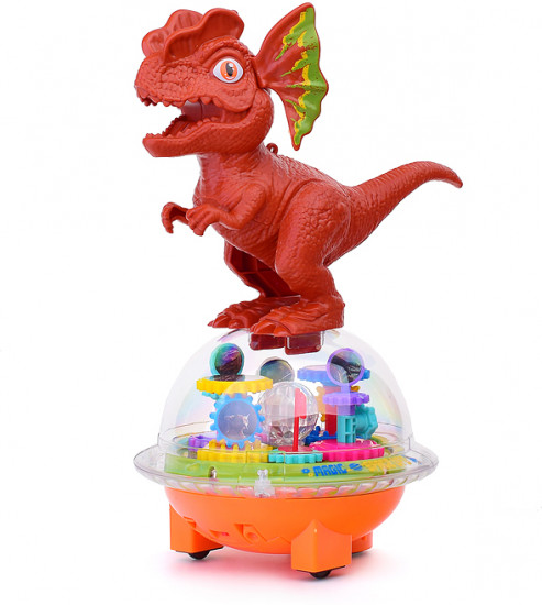 Игрушка интерактивная «Летающая тарелка с динозавриком»