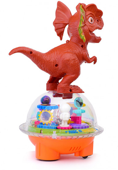 Игрушка интерактивная «Летающая тарелка с динозавриком»