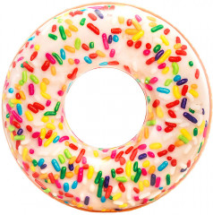 Круг для плавания «Пончик радужный» - Фото 1