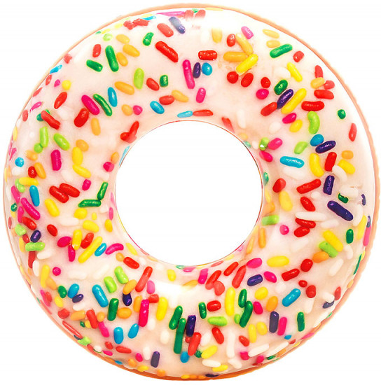 Круг для плавания «Пончик радужный»