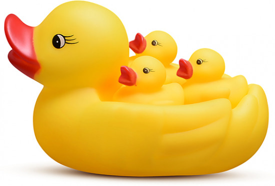 Набор игрушек для купания «Утка и утята»