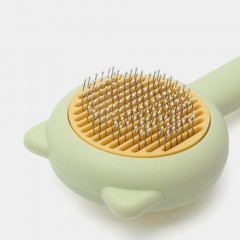 Расческа-пуходерка для кошек и собак с механизмом очистки - Фото 5