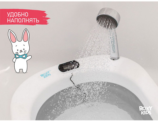 Ванночка складная с термометром и матрасиком