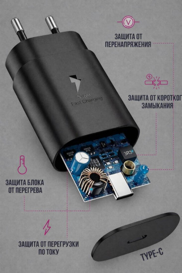 Зарядное устройство 45W PD Adapter USB Type-C 45 Вт