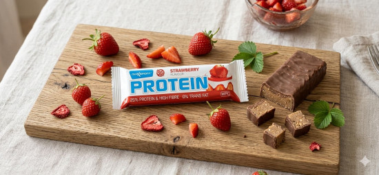 Батончик протеиновый «Клубника»