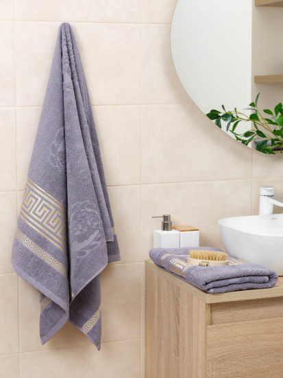 Набор полотенец махровых гладкокрашеных «Эллада»