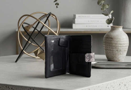 Портмоне из натуральной кожи питона