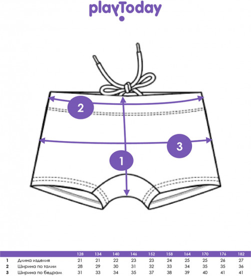 Плавки-шорты для мальчиков