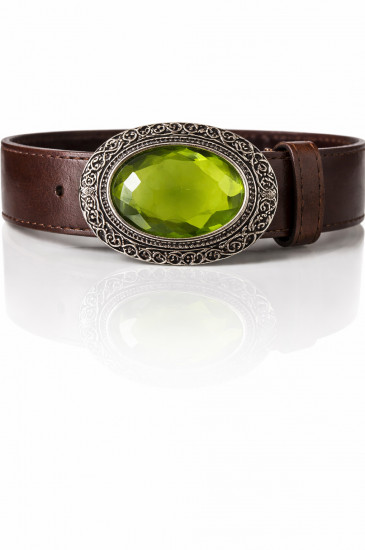 Пряжка для ремня с хризолитом «Olivara»