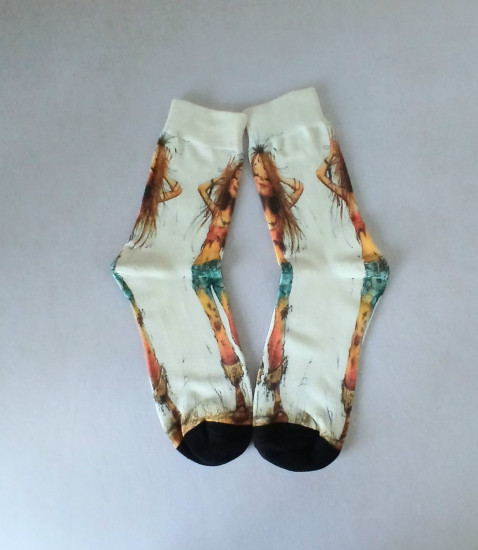 Носки с арт-принтом 6