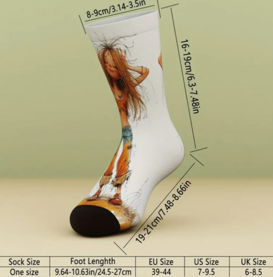 Носки с арт-принтом 6