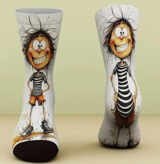 Носки с арт-принтом 8