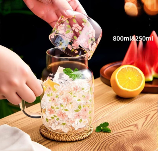 Набор 2 в 1 «Мерный стакан со стаканом-крышкой»