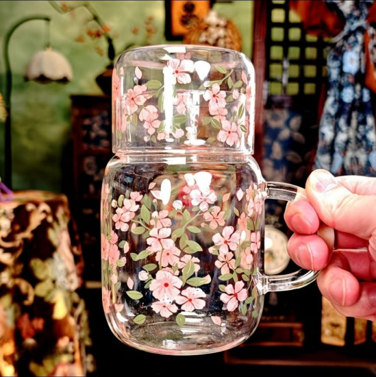 Набор 2 в 1 «Мерный стакан со стаканом-крышкой»