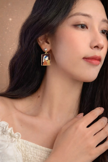 Серьги «Девушка с жемчужной серёжкой»