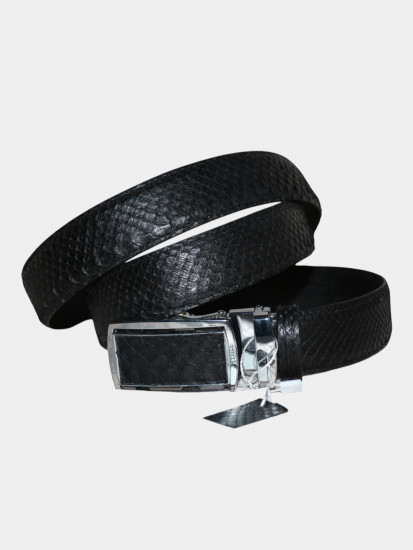 Ремень из натуральной кожи питона