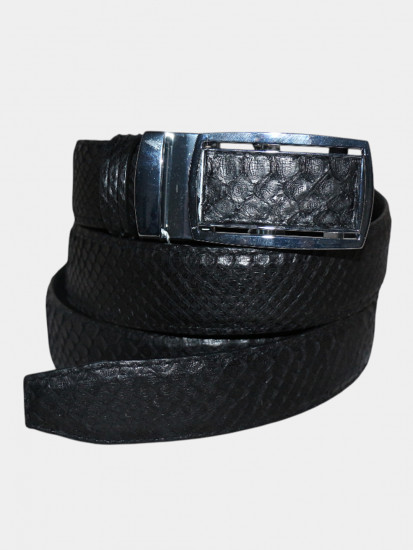 Ремень из натуральной кожи питона