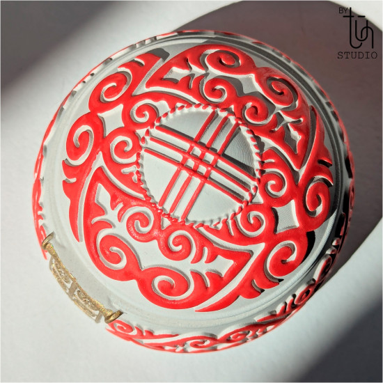 Ароматическая свеча «Юрта: праздничный рубин»